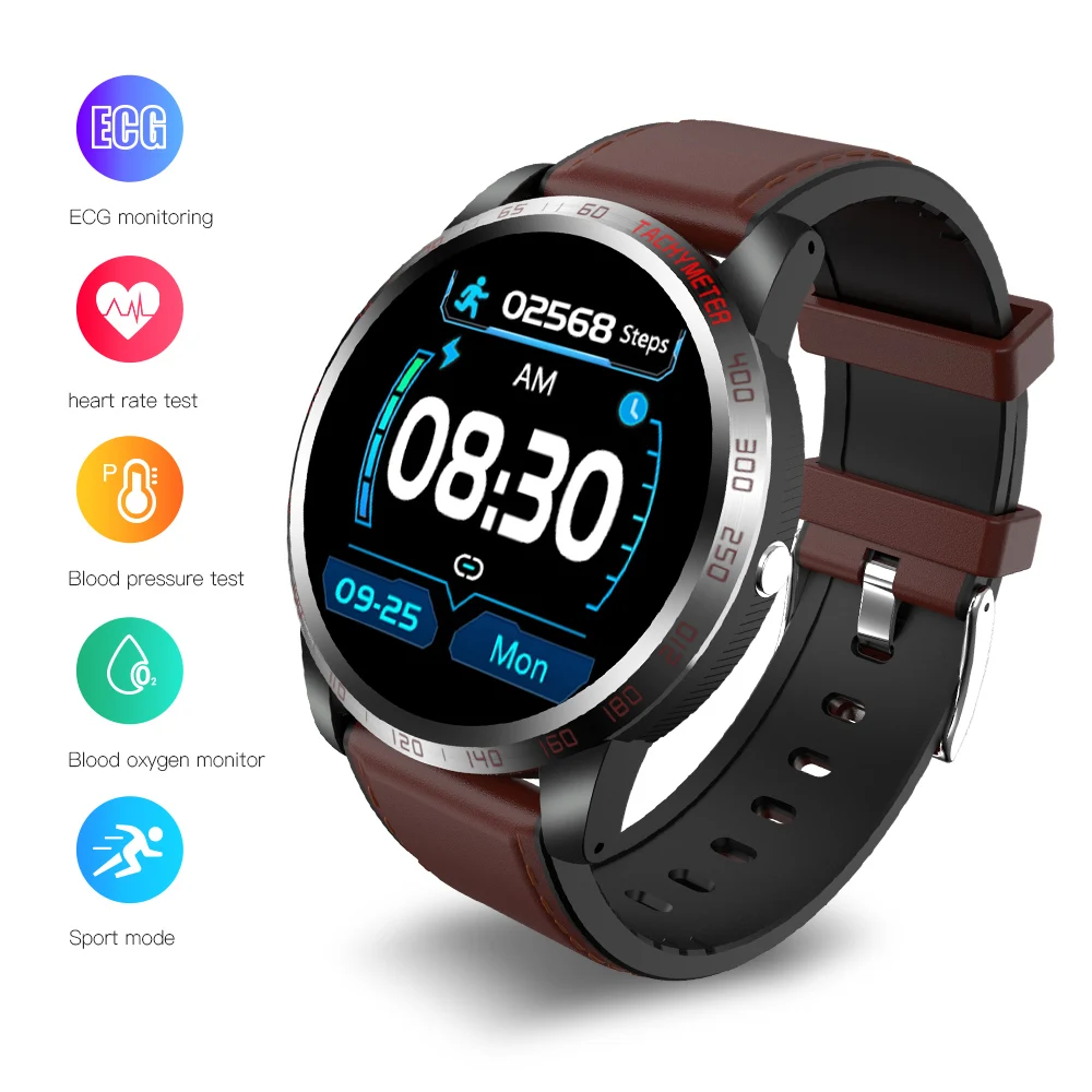 Умные часы W3 ECG PPG SpO2 HRV спортивные для здоровья пульсометр кровяное давление
