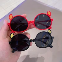 2021 new retro children sunglasses fashion round boys girls baby sun glasses trend brand design kids eyeywear frame uv400