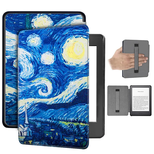KPW4 FMSTSY XK Чехол для kindle Paperwhite 4 чехол Роскошный pu кожаный чехол для amazon kindle paperwhite 4 10-го поколения ручной держатель чехол - Цвет: KPW4 FMSTSY XK
