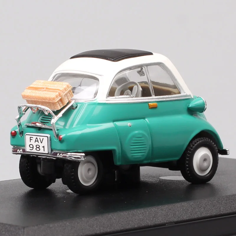 Cararama мини милые классические 1/43 весы Isetta 250 автомобиль пузыря литые Автомобили Модель для маленьких мальчиков подарки миниатюрные 1955