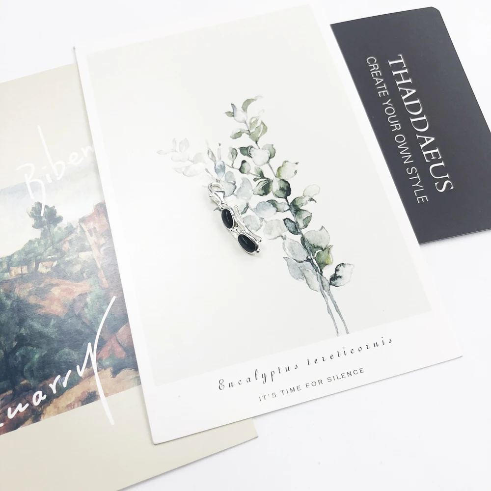 Мужская и женская подвеска с очками из стерлингового серебра 925 пробы новинка