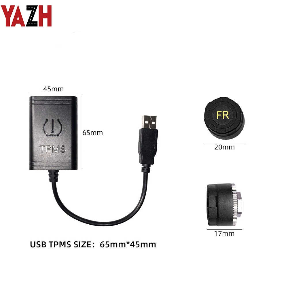 Система мониторинга давления в шинах YAZH USB система контроля 5 В Android навигация