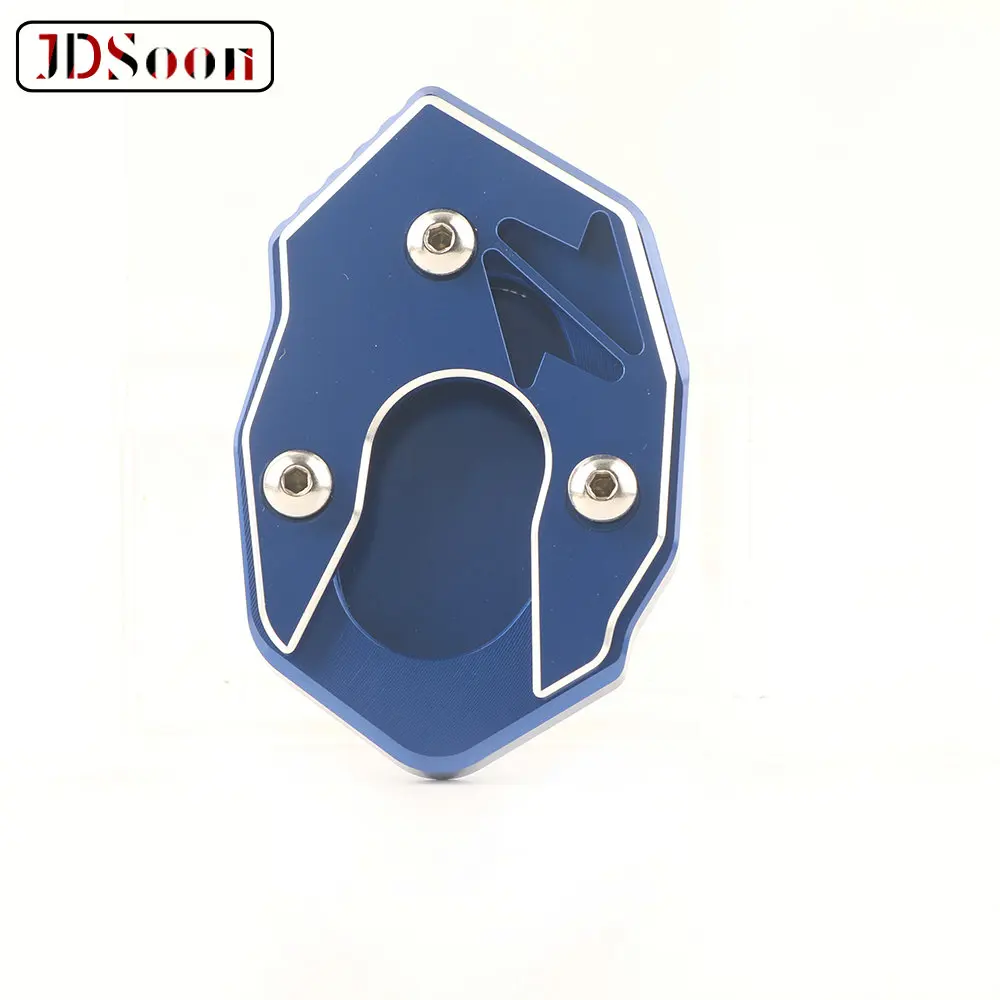 Motorcycle Kickstand Foot Side Stand Extension Pad Support Plate For KAWASAKI Z1000 Z1000SX ER6N/F ZX6R Z650 Z900 ZX10R | Автомобили и