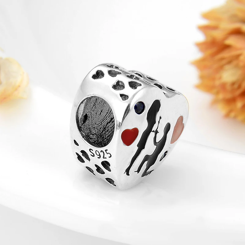 2019 Romantic Fit Original European Charm Bracelet 925 Sterling Silver DIY Gift propose marriage Beads for Jewelry making | Украшения и