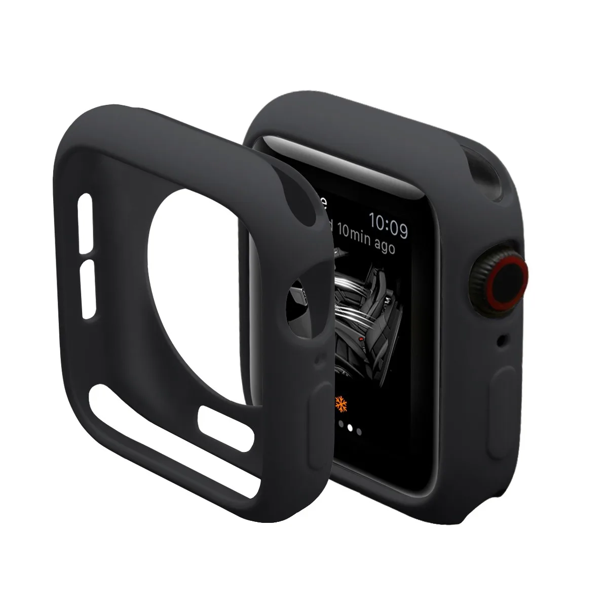 Чехол для часов Apple Watch 5, 4, 3, защитный бампер, мягкий силиконовый чехол из ТПУ для iWatch серии 42 мм, 38 мм, 44 мм, 40 мм, чехол