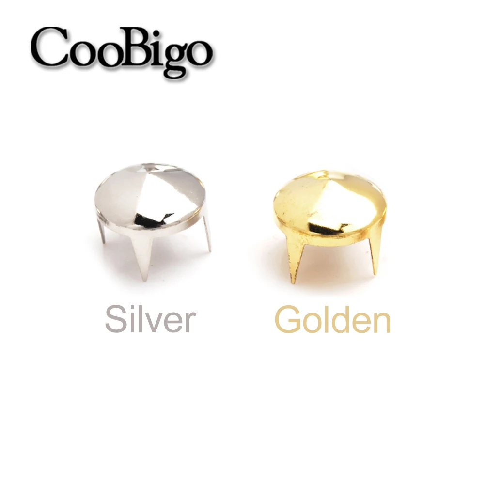 100 шт. конусные шпильки заклепки шипы гвоздики для улицы в стиле панк сапог