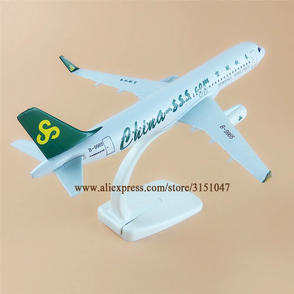 20cm Air China SSS Spring Airlines Airbus 320 A320 Airways Airplane Model Alloy Metal Plane Diecast Aircraft | Игрушки и хобби