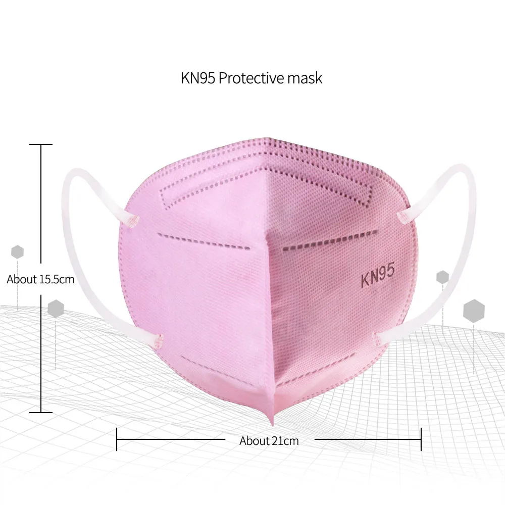 FFP2mask Certificada KN95 Mascarillas ffp2многоразовая цветная маска с фильтром FPP2 для лица Mondkapjes FFP2