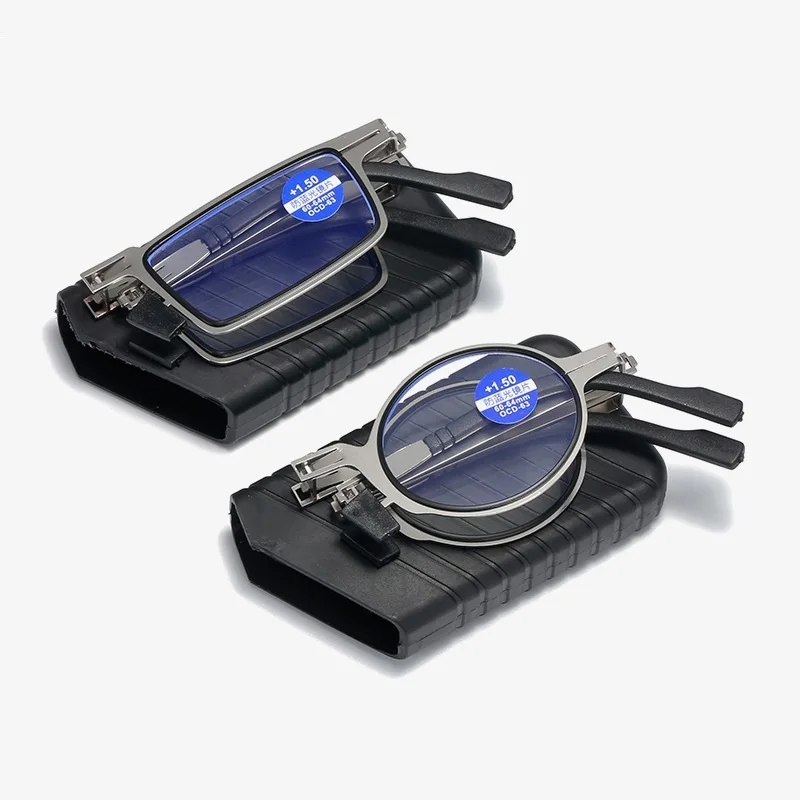 

Anti Blue Light Blocking Folding Reading Glasses Men Women High Quality Ultralight Square Frame Presbyopic Glasses Diopters +1.0