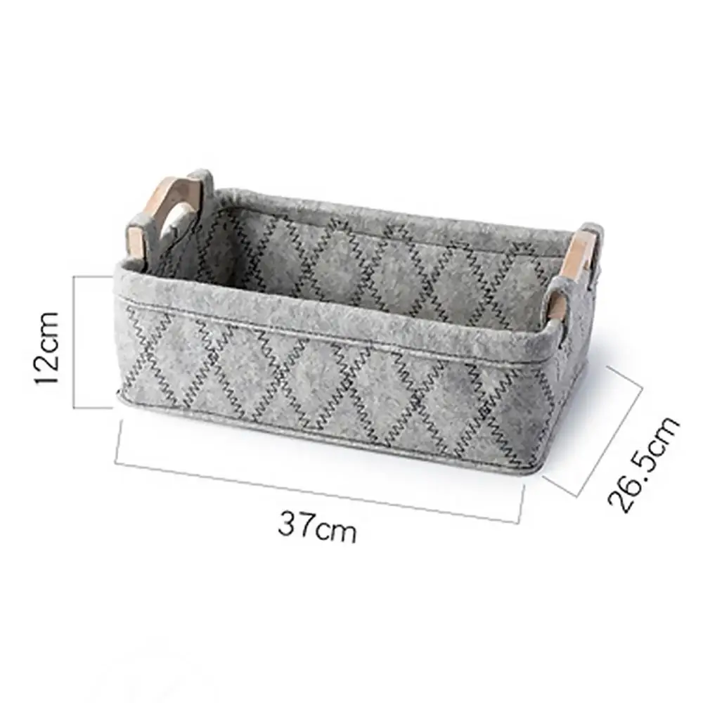 

60% Hot Sales!!! Folding Felt Laundry Storage Basket Kids Toys Dirty Clothes Bucket Organizer