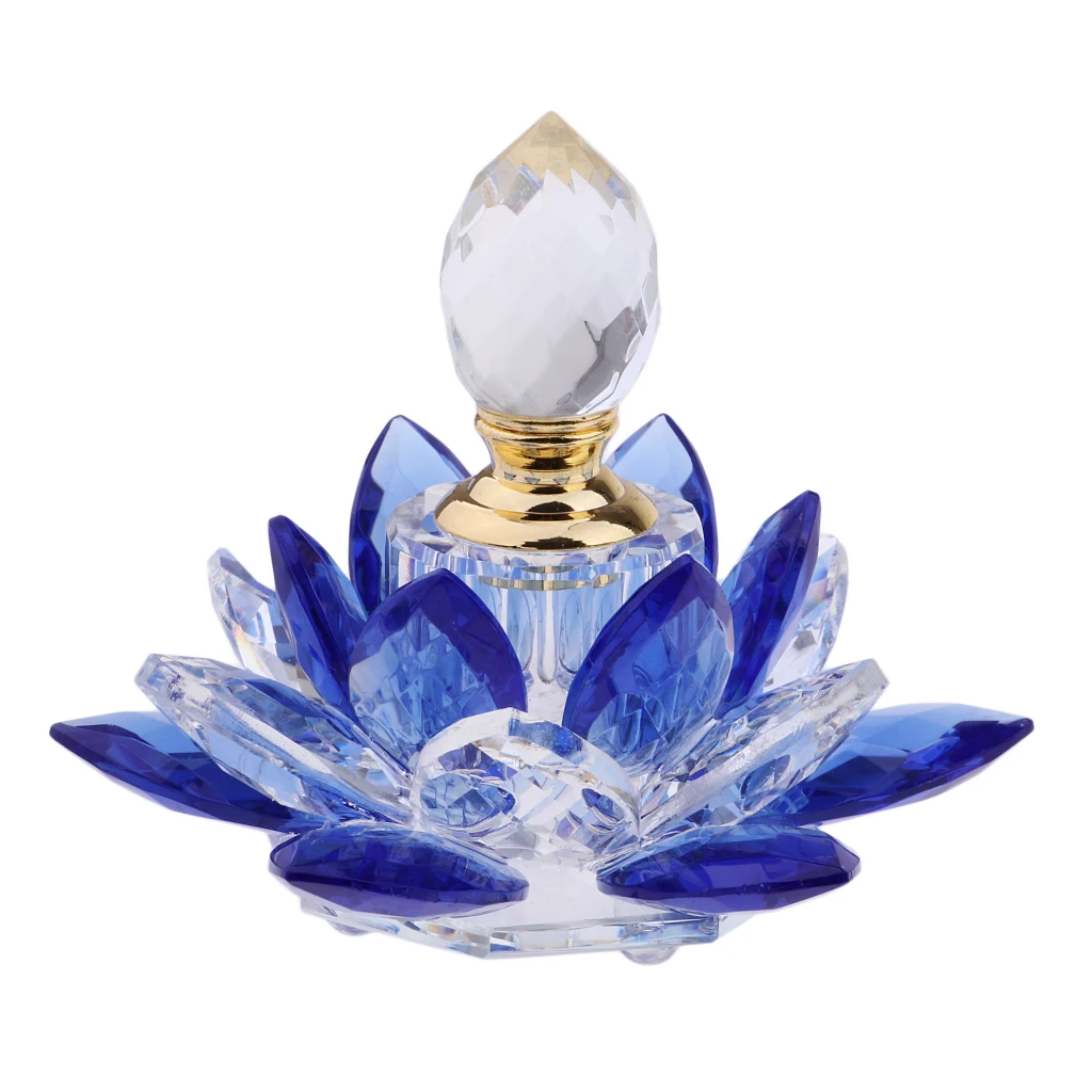 

Lotus Flower Figures Perfume Bottles Empty Refillable Perfume Bottle