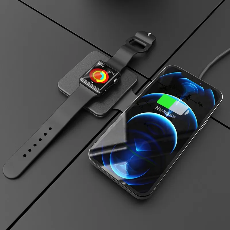 

The New Charger Magnetic Wireless Charger Folding Magnetic Dual-Charge For smart phone 15W Quick Charging Wireless Charger