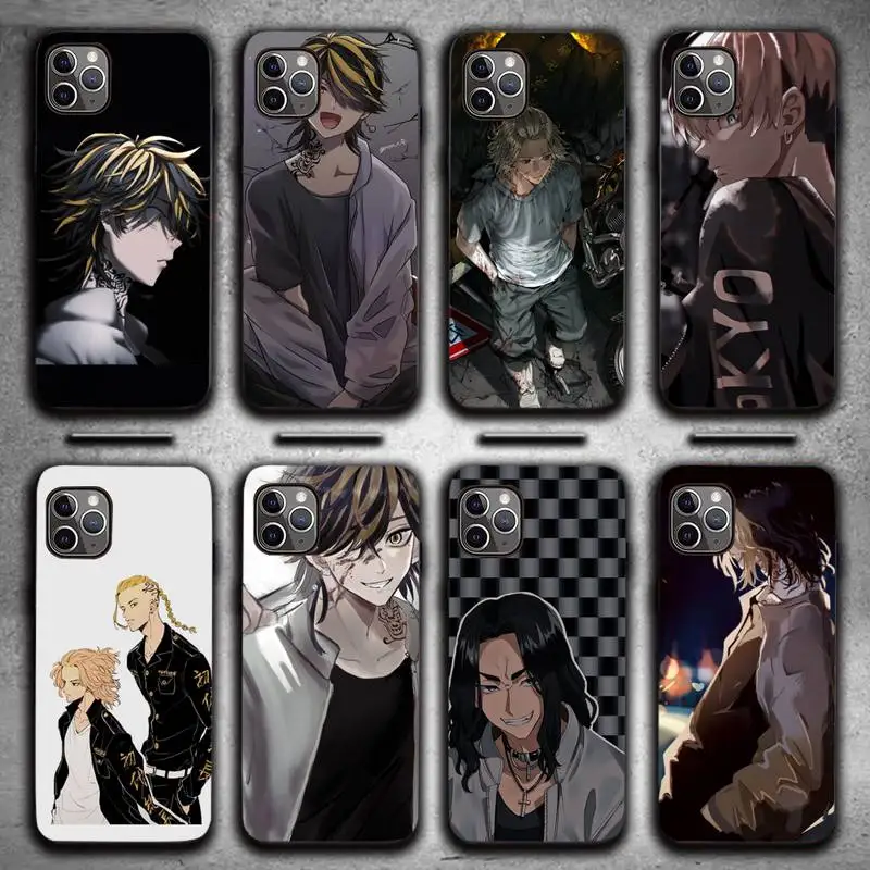 

Tokyo revengers wallpaper Phone Case for iPhone 13 11 12 Pro X XS XR Samsung A S 10 20 30 51 Plus pro Max mobile bags shell