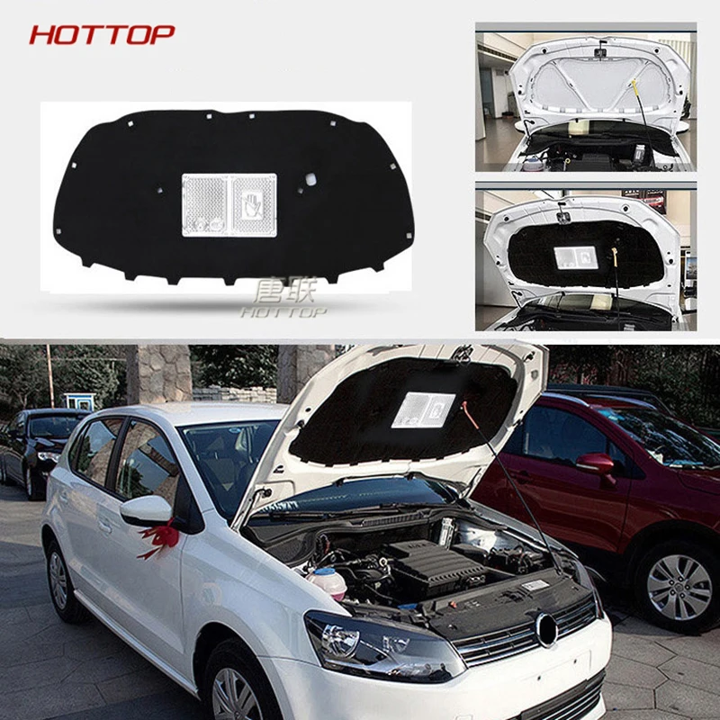 Rkac 1 шт. для Volkswagen POLO 2011 2016 изоляция капота двигателя хлопковая подкладка крышки