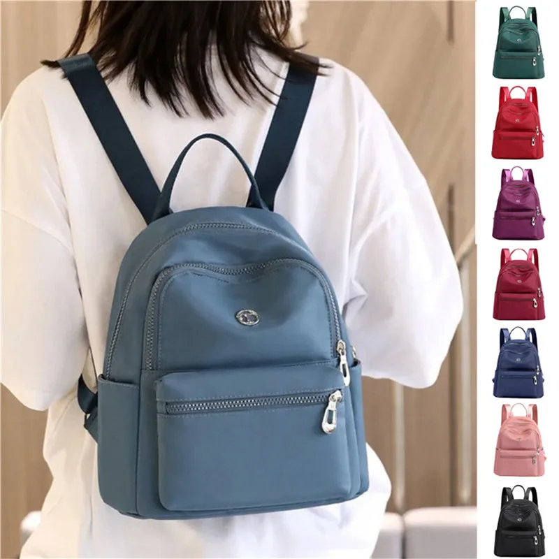 

Дорожный женский рюкзак, Повседневная Водонепроницаемая Молодежная женская сумка, Женская вместительная сумка на плечо, красный рюкзак 2021