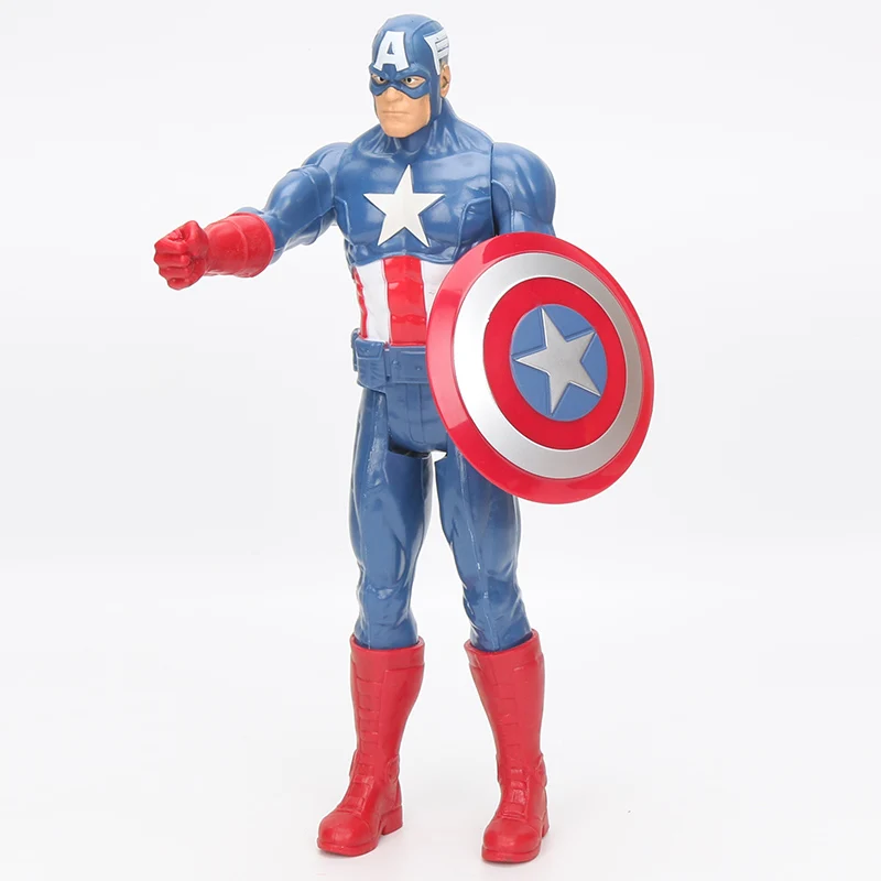 30 см Marvel игрушки Мстители 3 Бесконечность войны супергерой, Капитан Америка Железный человек черный человек паук ПВХ фигурка Коллекционная модель - Цвет: captain opp