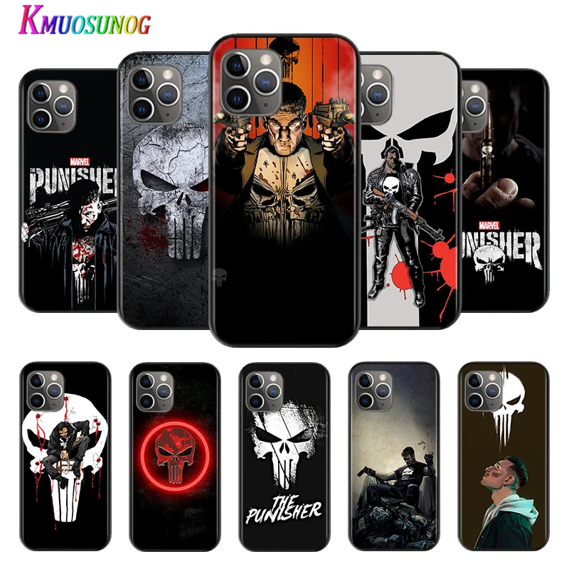 

Punisher Frank Castle For Apple iPhone 12 11 XS Pro Max Mini XR X 8 7 6 6S Plus 5 SE 2020 Phone Case