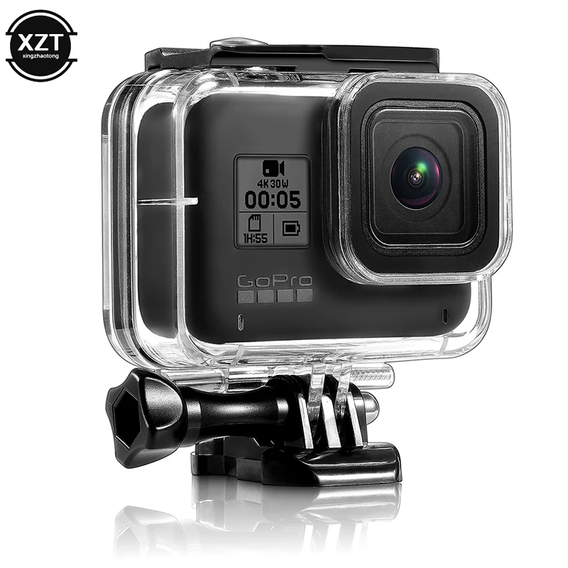 Водонепроницаемый чехол для подводной съемки черный защитный объектива камеры