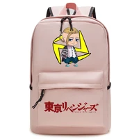 tokyo revengers backpack anime cute cartoon character print cosplay school shoulder travel laptop bags for teenage boy girls