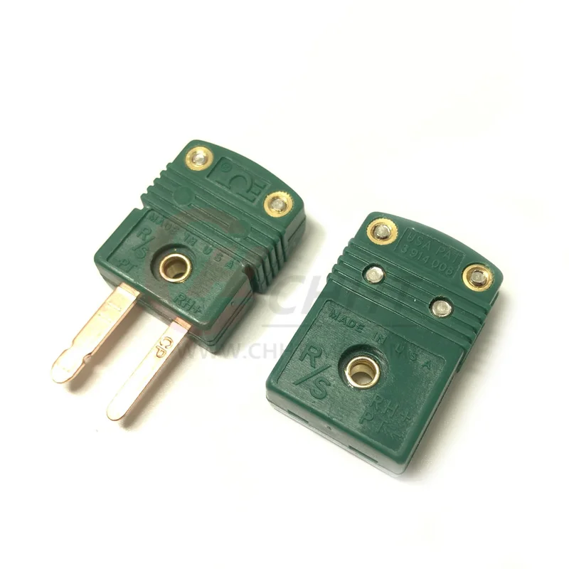 Плоский контактный мини-разъем термопары R/S отличные возможности зеленый |