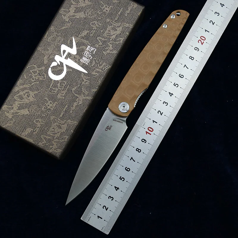 

CH Original CH3541 Folding knife D2 blade G10 steel handle outdoor camping Tactics hunting pocket fruit kitchen Knives EDC tools