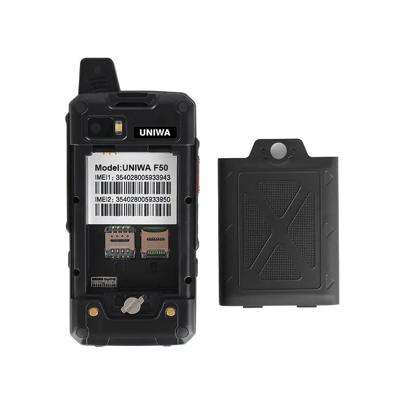 UNIWA Alps F50 2G/3G/4G Zello Walkie Talkie Android смартфон с четырехъядерным процессором MTK6735 1 Гб + 8 ROM
