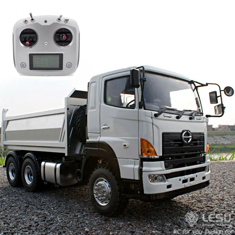 LESU 1/14 HN 6*6 RC гидравлический самосвал двигатель ESC радио DIY Tmy модель