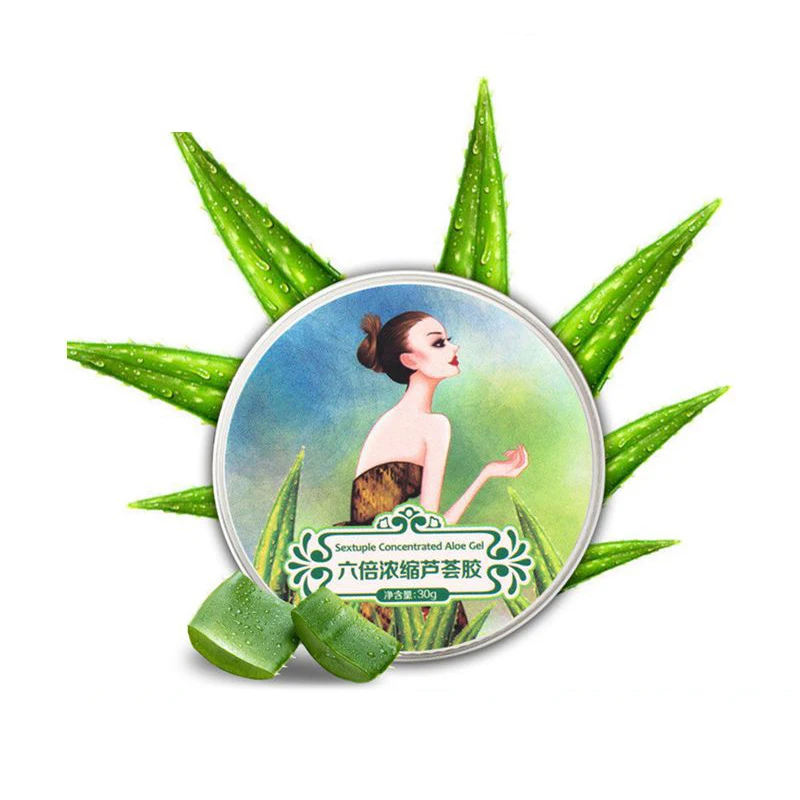 Naturals 6 раз Концентрированный гель алоэ вера гель крем против акне лечение удаляет масло от акне контроль успокаивающий и Влажный уход за лицом TSLM2