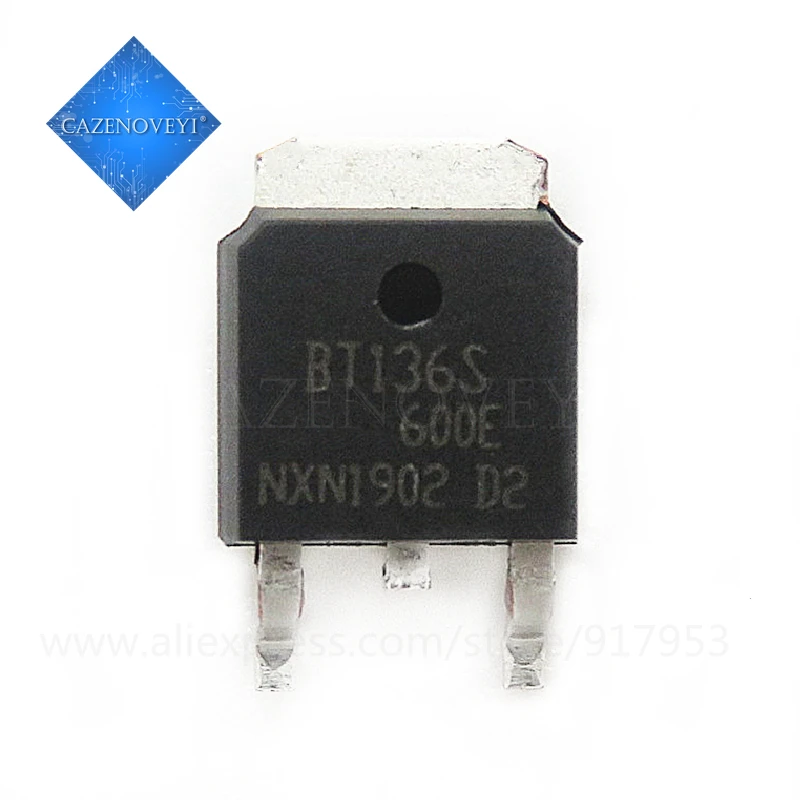 10 шт./лот BT136S-600E BT136S600E TO-252 Оригинал аутентичный в наличии