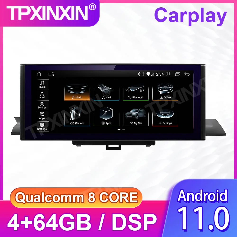 

12.3" IPS Screen Android 10 Car Radio For Audi A6 A6L 2017 2018 2019 AutoRadio Multimedia Video DVD Player Navigation GPS 2 din