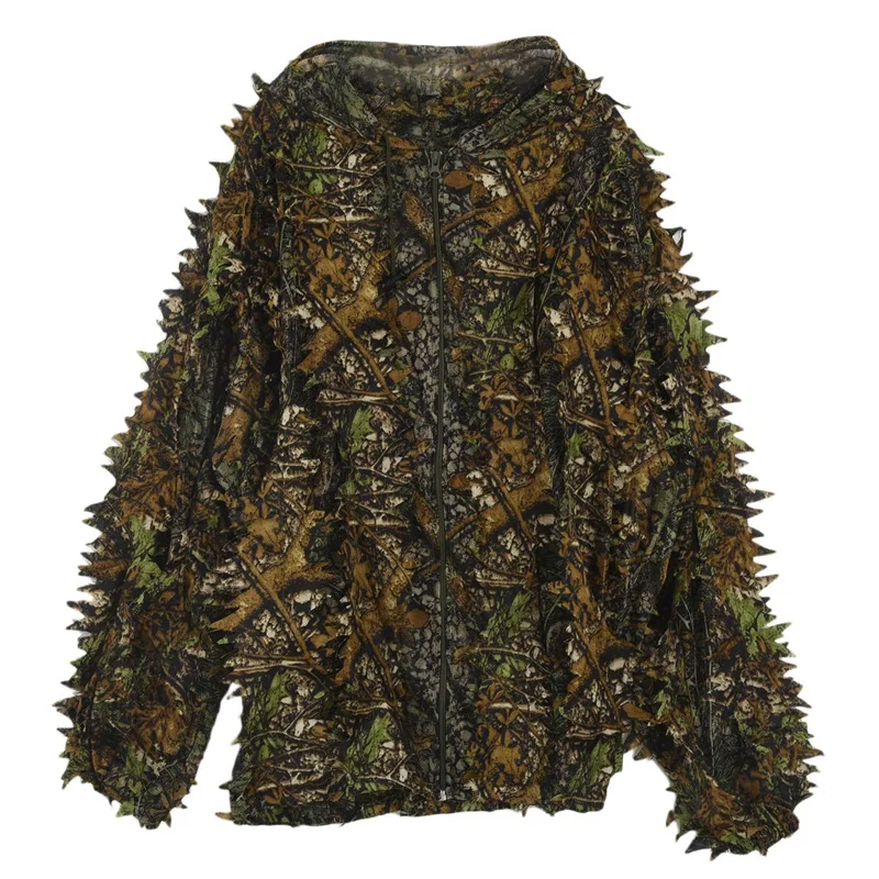 4X 3D лист взрослый Ghillie костюм Лесной камуфляж/камуфляж охотничий олень