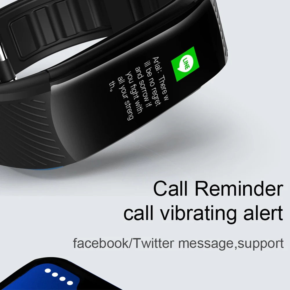 C3 Plus смарт-браслет с пульсометром фитнес-тренером шагомером Bluetooth спортивный