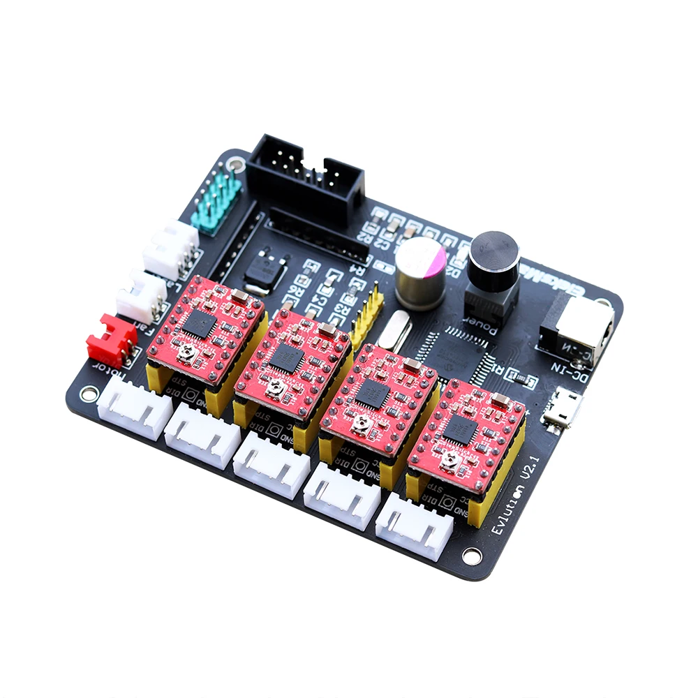 EleksIVAxis XYZA 4 оси драйвер шагового двигателя Управление плата панель управления + USB