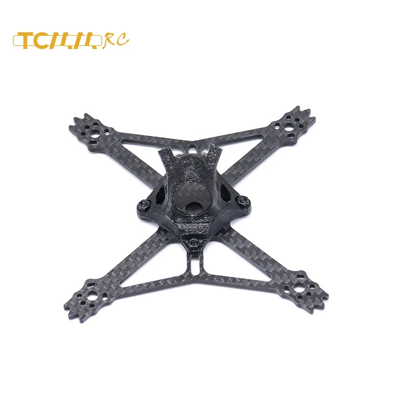 

Зубочистка TCMMRC UR12, 100 мм, 2,5 дюйма, True X 2 мм, Нижняя плата, FPV гоночный каркас, стойка для дрона