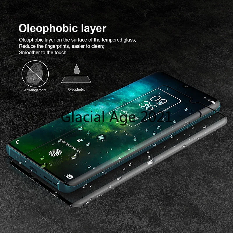 

Full Cover Tempered Glass for TCL 10 PRO Screen Protector Curved 3D Full Cover Film Phone Protective for TCL 10 L Phone Flim