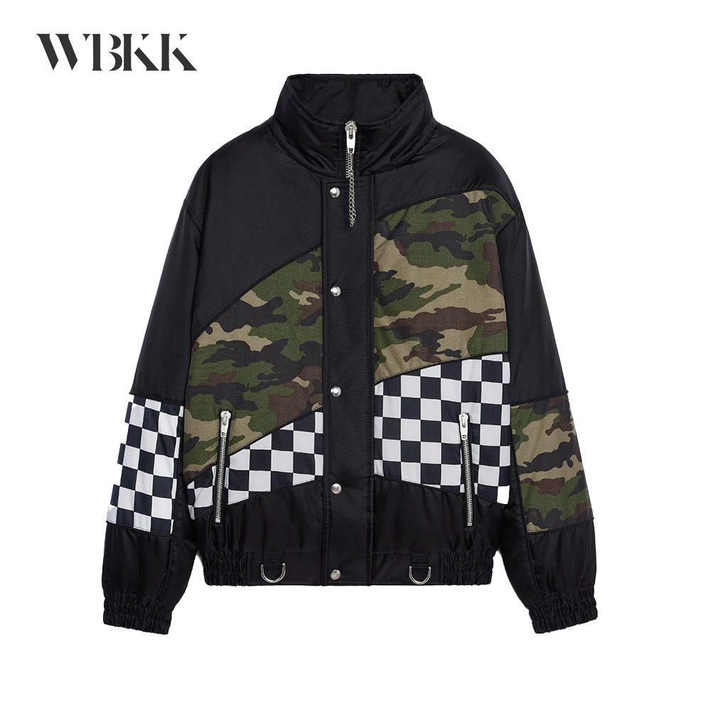 

Новинка, мужская куртка WBKK 21ss в клетку и камуфляжной расцветки, куртка свободного покроя из технической ткани, # wfmd2535