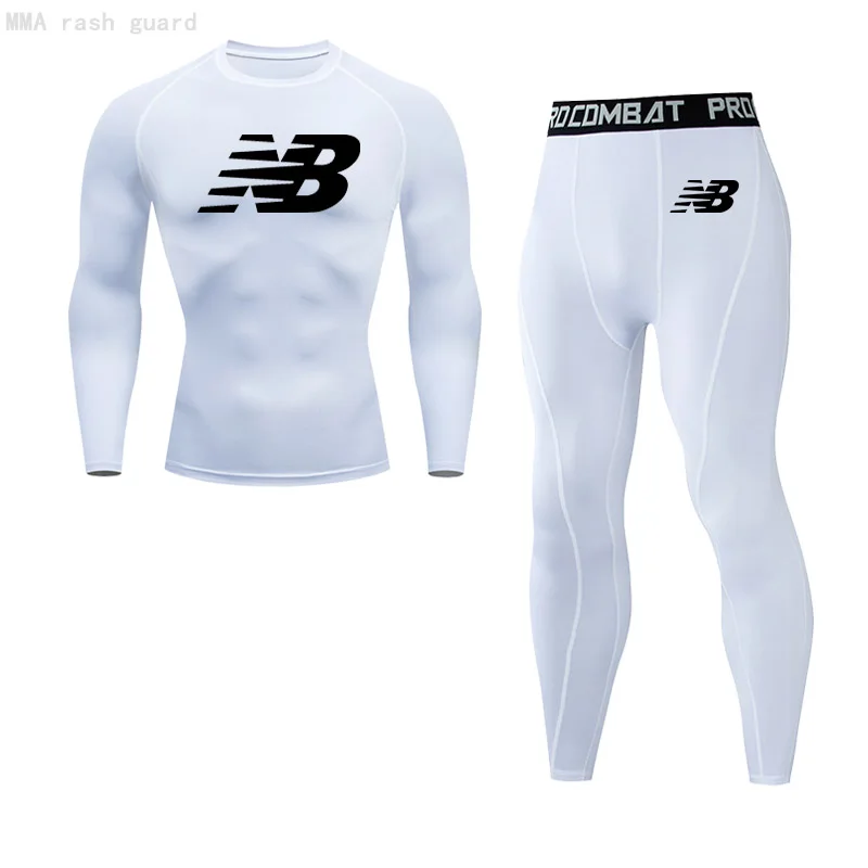 Термобелье мужское комплект из 2 предметов футболка и штаны зимние спортивные