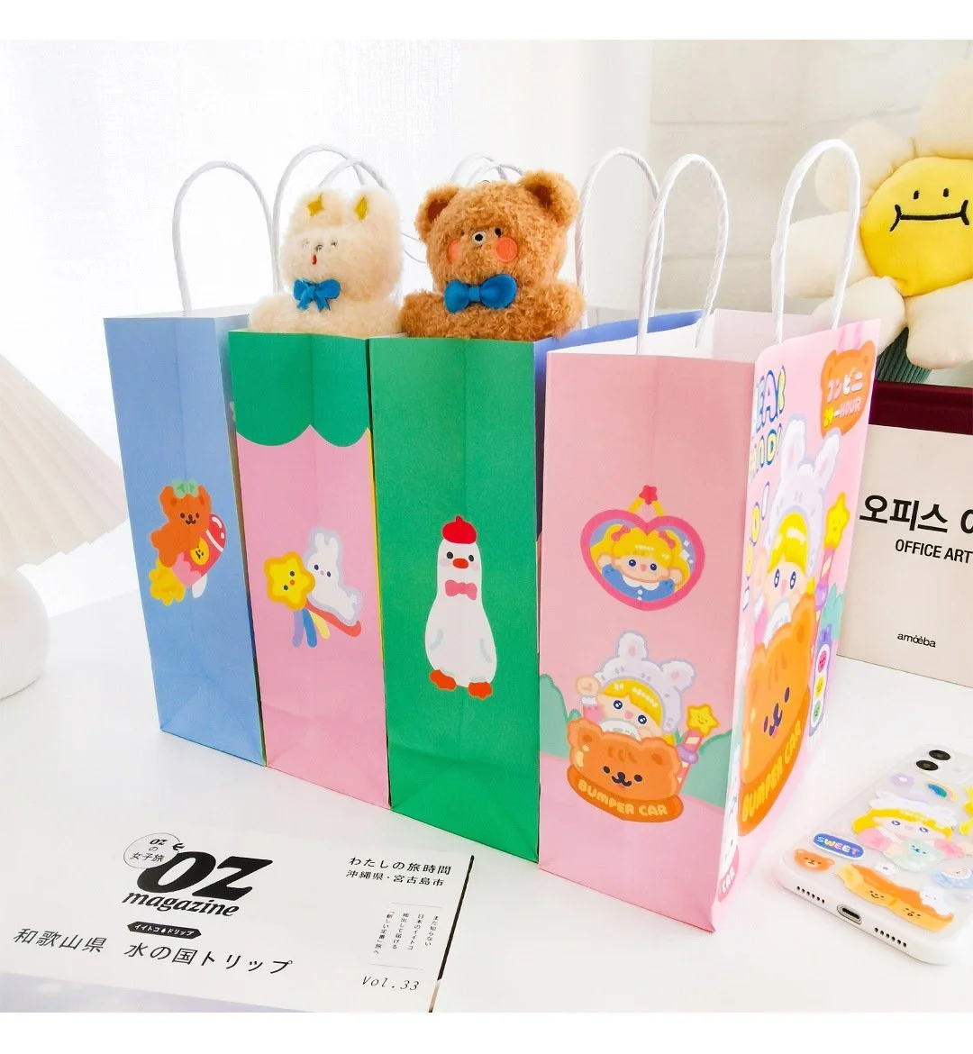 1 шт. milkjoy Подарочный пакет для сладостей девочек бумажный сумка-тоут в стиле ins