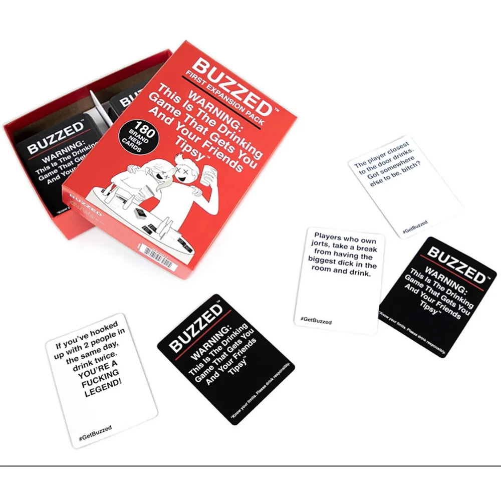 1 Набор английских игральных карт бузированные Типсы семейный праздник