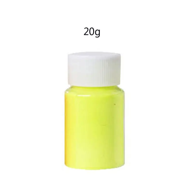 

12 Color 20g Luminous Resin Pigment Kit Glow In the Dark Powder Pigment Colorant Dye Fluorescent Resin Jewelry Making