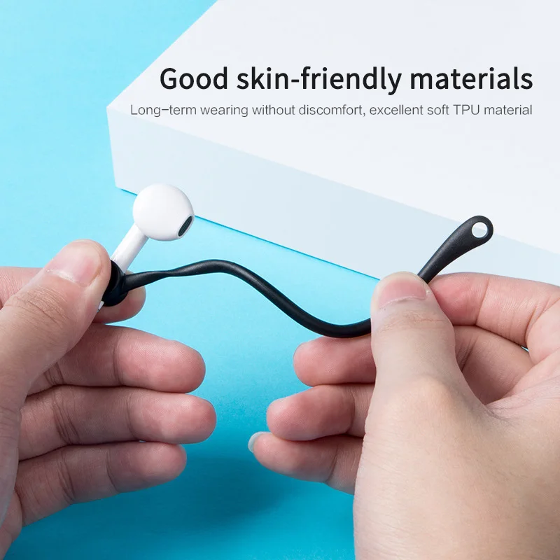 2pcs Mini Headphones Holder Anti-lost Bluetooth Earphone Earhooks For Airpods 1 2 Headset Protective Accessories | Электроника