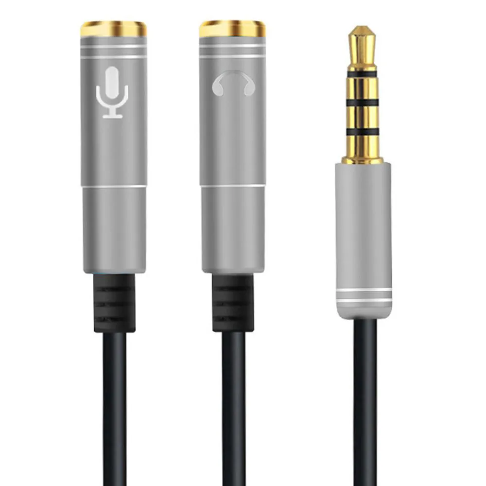 Телефонные кабели 30 см 3 5 мм стерео автомобильный аудиокабель Мужской и Женский