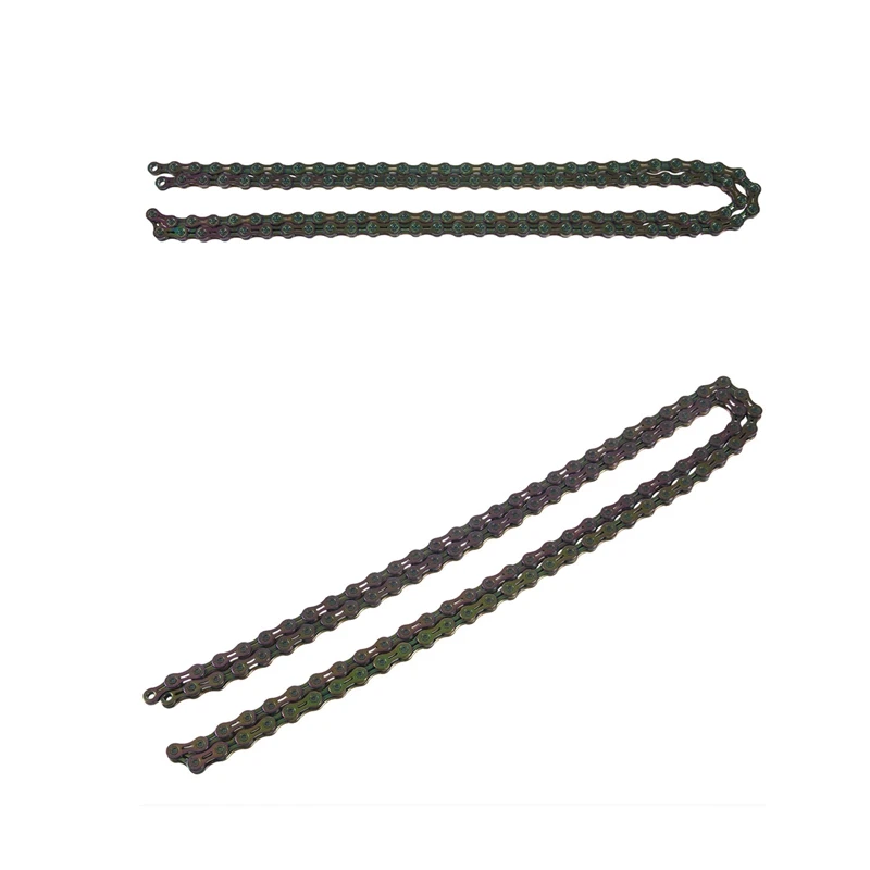 

2x VG Sports 9 10 11 Speed Bicycle Chain Bike Chain Half Hollow Chains Ultralight 116L Colorful MTB, 9 Speed & 10 Speed