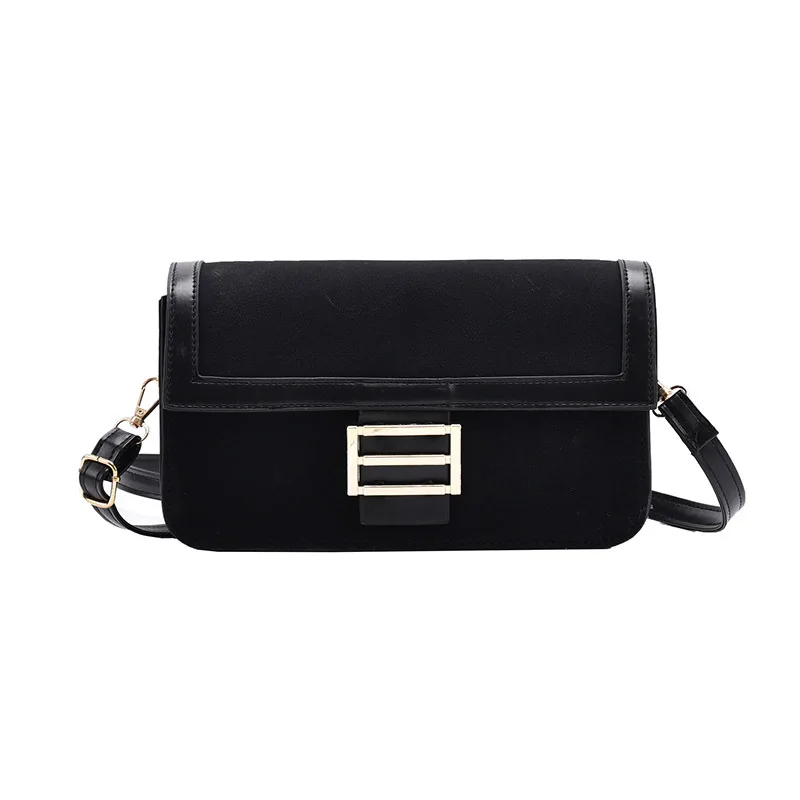 

French Underarm Bag Stitching Retro All-match Crossbody New Trendy One-shoulder Baguette