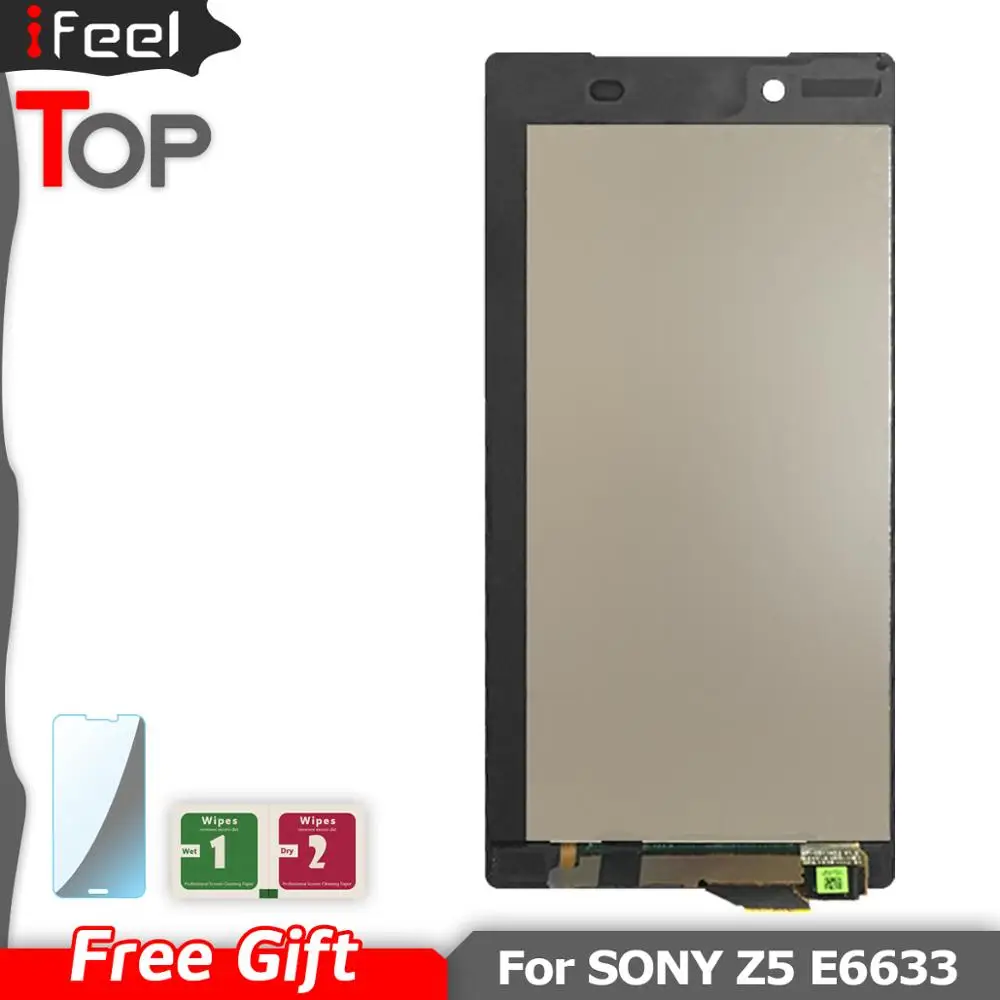 100% протестированный ЖК дисплей сенсорный экран дигитайзер Замена для Sony Xperia Z5 E6603