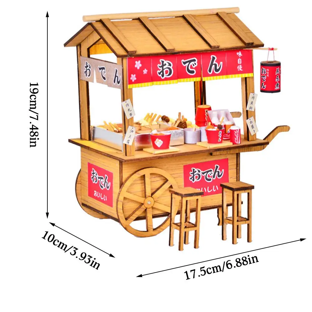 

DIY Oden House Wooden Assembly Model Kits Crafts for Children Gifts