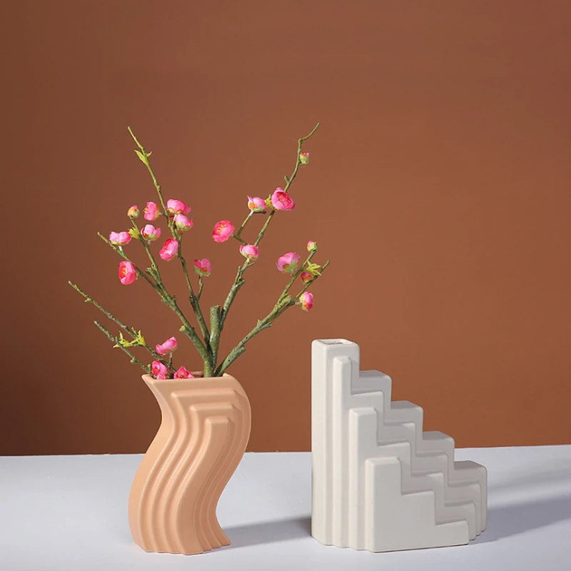 

Ceramic Mini Flower Vase Home Garden Decoration Planter Pot Cute Flowerpot Planter Desktop Vase Home Office Bonsai Pot