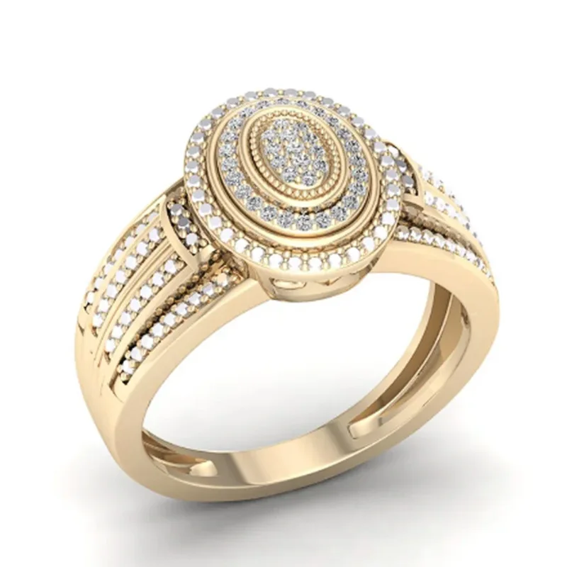 2020 Новая мода с украшением в виде кристаллов Женские туфли Золотое кольцо