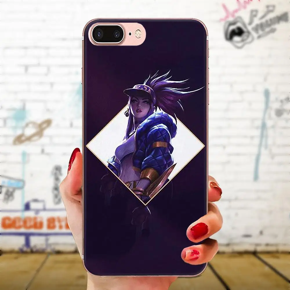 Силиконовые чехлы для телефона League Of Legends Akali Xiao mi 3 4 4C 4i 5 5s 5X6 6X8 SE Pro Lite A1 Max x 2 Note