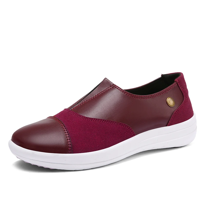 Новинка 2019 года модная женская повседневная обувь удобные слипоны из